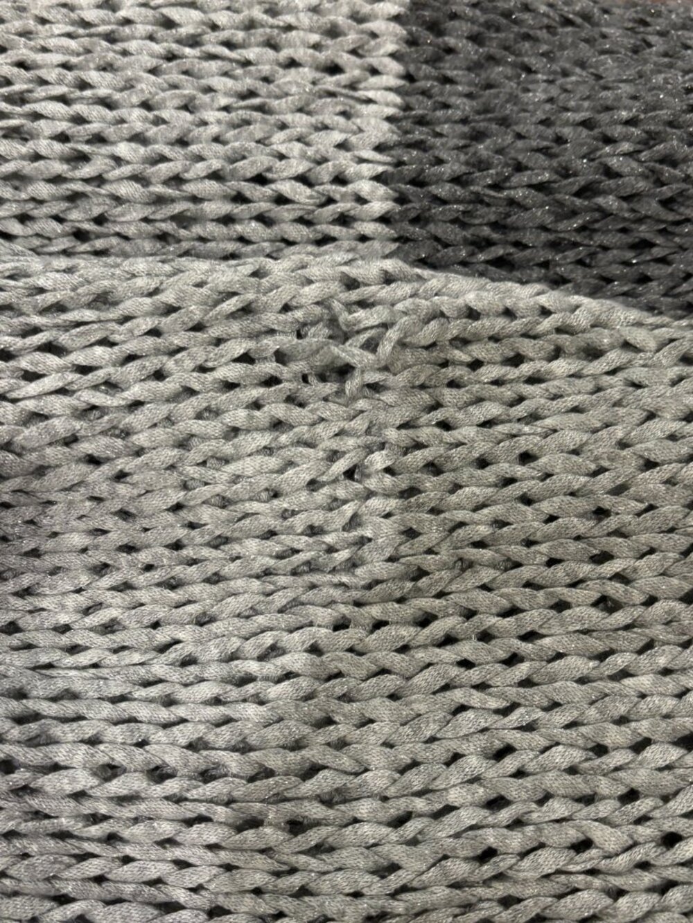 Eileen Fisher 2X Gray Hues Open Cardigan Women's Sweater - Picture 7 of 9